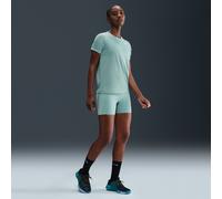 Shorts da ciclista 13 cm a vita alta senza cucitura anteriore Nike Universa - Donna - Verde S (IT 40-42)