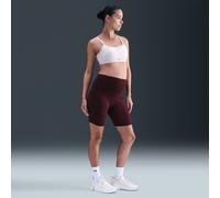 Shorts da ciclista 20 cm a vita alta Dri-FIT con tasche (Maternità) Nike (M) One - Donna - Rosso M (IT 44-46)