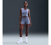 Shorts da ciclista 8 cm a vita alta Nike Pro Sculpt - Donna - Blu XXS