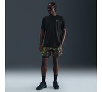 Shorts da running 18 cm stampati con slip foderati Dri-FIT Nike Stride - Uomo - Nero XL