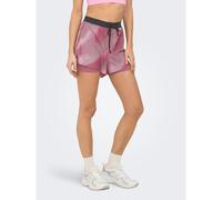 Shorts da running 2 in 1 Rosa XS A righe