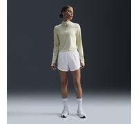 Shorts da running Dri-FIT a vita media con slip interno Nike Tempo - Donna - Bianco XS (IT 36-38)