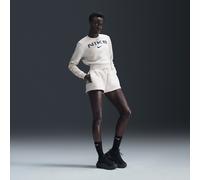 Shorts dal fit ampio a vita alta Nike Phoenix Fleece - Donna - Marrone M (IT 44-46)