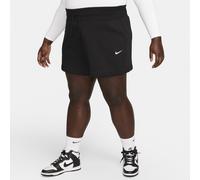 Shorts dal fit ampio a vita alta Nike Phoenix Fleece - Donna - Nero 3X