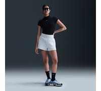 Shorts dal fit ampio a vita alta Nike Sportswear Phoenix Fleece - Donna - Blu S (IT 40-42)