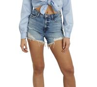 Shorts donna Guess a vita alta con abrasioni ES24GU110 blu denim W4GD74D5BO0 30