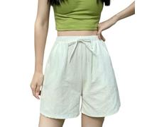 Shorts Donna,Pantaloncini Sportivi da Donna, Vita Alta, Gamba Larga, Traspiranti, Ideali per Escursioni E Viaggi.