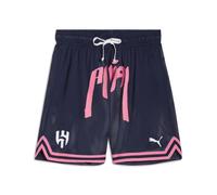 Shorts double face da basket PUMA HOOPS x AL HILAL SFC da uomo, Accessori, Blu, 3XL 3XL