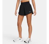 Shorts Dri-FIT 2-in-1 a vita alta 8 cm Nike One - Donna - Nero S (IT 40-42)