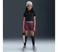 Shorts Dri-FIT 8 cm con dettagli brillanti Nike Pro - Ragazza - Rosso S
