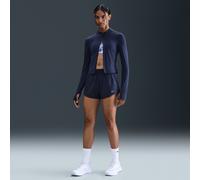 Shorts Dri-FIT a vita media con slip foderati 8 cm Nike One - Donna - Blu XS (IT 36-38)
