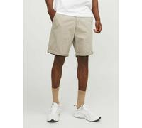 Jack & Jones - Pantaloncini chino beige con risvolto-Neutro M