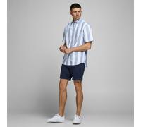 Shorts dritto Bowie Blu L Tinta unita