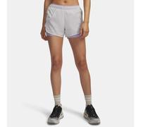 Shorts foderati Under Armour Explor Trail Ultra da donna Summit Bianco / Porpora Crest M