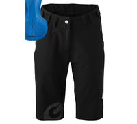 Gonso Pantaloncini Sitivo W, Pantaloni Donna, Nero/paracadutista, 44
