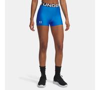 Shorts HeatGear® Shorty da 8 cm (3") da donna Blu Atlantis / Bianco L