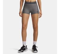 Shorts HeatGear® Shorty da 8 cm (3") da donna Charcoal Light Heather / Nero M