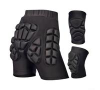 Shorts Imbottiti in Spandex Traspirante per Sport Invernali | Design ergonomico aderente, si indossa sotto pantaloni sci, discreto e invisibile, libertà movimento totale