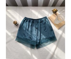 Shorts In Chiffon E Rete Per Donne, Pigiama, Intimo, Mutandine Safty