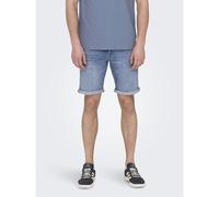 ONLY & SONS Onsply MBD 8772 Pantaloncini Tai DNM Noos, Media Blu Denim, XXL Uomo