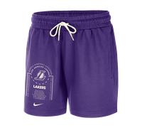 Shorts in fleece Los Angeles Lakers Club Courtside Nike NBA - Uomo - Viola L