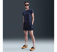 Shorts in French Terry a vita media 10 cm Nike Sportswear Chill Terry - Donna - Blu XS (IT 36-38)