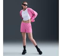 Shorts in French Terry a vita media 10 cm Nike Sportswear Chill Terry - Donna - Rosa L (IT 48-50)