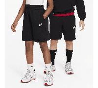 Shorts in French Terry Nike Sportswear Club Fleece - Ragazza - Nero S