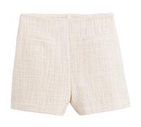 Shorts in tweed, vita alta Bianco 46 (IT) - 42 (FR) Tinta unita