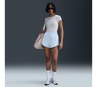 Shorts in twill a vita media Nike Collection - Donna - Blu XXL (IT 56-58)