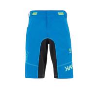 Karpos Ballistic Evo Shorts Blu XS Uomo Indigo Bunting / Black / Green Fluo
