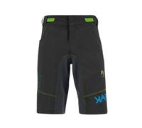 Karpos Ballistic Evo Shorts Nero 2XL Uomo Black / Ombre Blue / Green Fluo