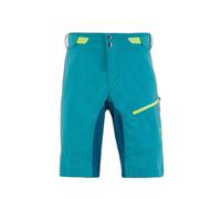 Karpos Val Viola Shorts Verde L Uomo Hydro / Reflective Pond / Yellow Fluo