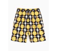 Shorts Marcelo Burlon Check Coulisse Men's Nylon Shorts per uomo