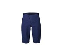 Pantaloni corti POC Essential Enduro senza fondello blu scuro bianco - XL
