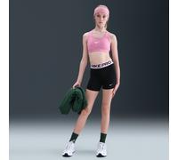 Pantaloncini per ragazze Nike Girls Pro 3in - black/med soft pink/white - Nero (S)