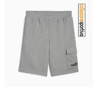 SHORTS PANTALONCINO PUMA ESSENTIALS LOGO CARGO - 682662-03 - col. grigio