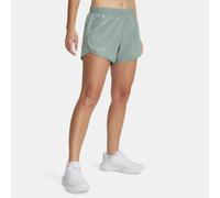 Shorts Under Armour Fly-By da 8 cm (3") da donna Silica Verde / Silica Verde / Riflettente XL