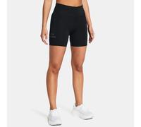 Shorts Under Armour Launch da 15 cm (6") da donna Nero / Nero / Riflettente XS