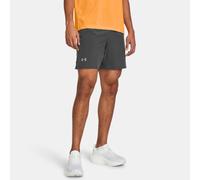 Shorts Under Armour Launch Elite da 18 cm (7") da uomo Castlerock / Castlerock / Riflettente XXL
