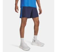 Shorts Under Armour Launch Elite da 18 cm (7") da uomo Washed Blu Marino / Blu Atlantis / Riflettente XXL