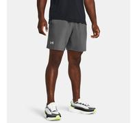 Shorts Under Armour Launch Unlined da 18 cm (7") da uomo Castlerock / Castlerock / Riflettente XXL