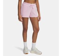 Under Armour Rival Terry Pantaloncino Attillato Donna in rosa, Taglia: M