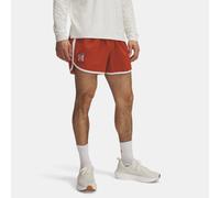 Shorts Under Armour Run 96 da uomo Fire / Bianco Quartz 3XL