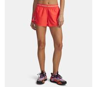 Shorts Under Armour Tech™ Play Up da 8 cm (3") da donna Venom Rosso / Bianco S