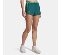 Shorts Under Armour Tech™ Play Up da 8 cm da donna Rack Verde / Hyper Verde XXL