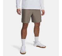 Shorts Under Armour Tech™ Woven Wordmark da 21 cm (8,25") da uomo Taupe Dusk / Bianco M