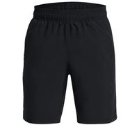 Pantaloni corti Under Armour Tech Woven Wordmark neri per bambini - S