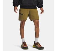 Shorts Under Armour Unstoppable Fleece da 18 cm (7") da uomo Canteen Verde / Nero S