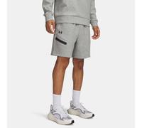 Shorts Under Armour Unstoppable Fleece da 18 cm da uomo Mod Grigio / Nero XS